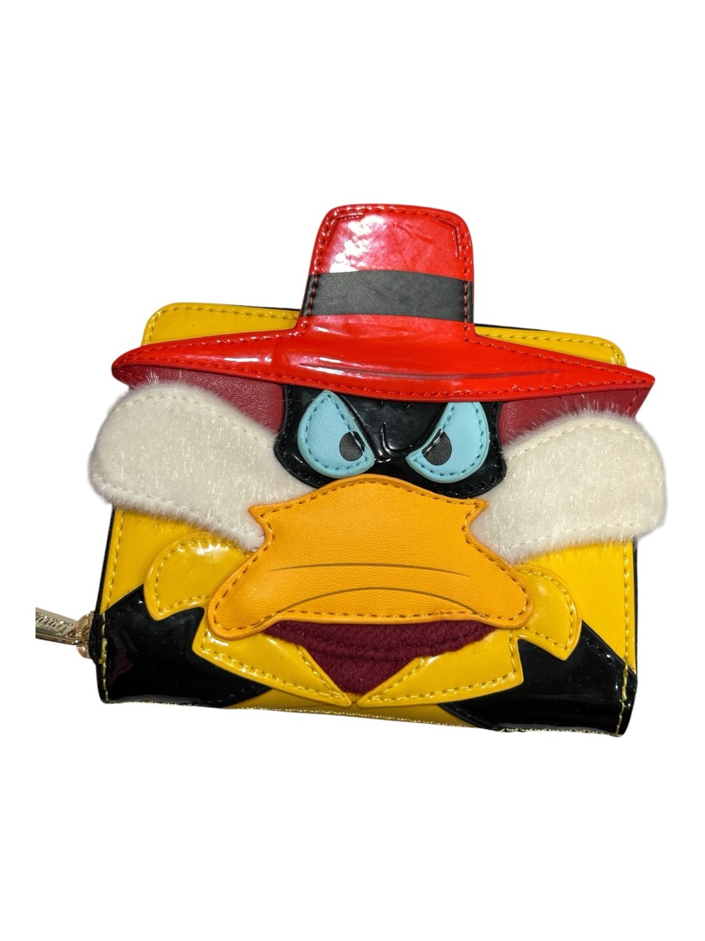 Loungefly Red Yellow Black Daffy Duck Zip Wallet